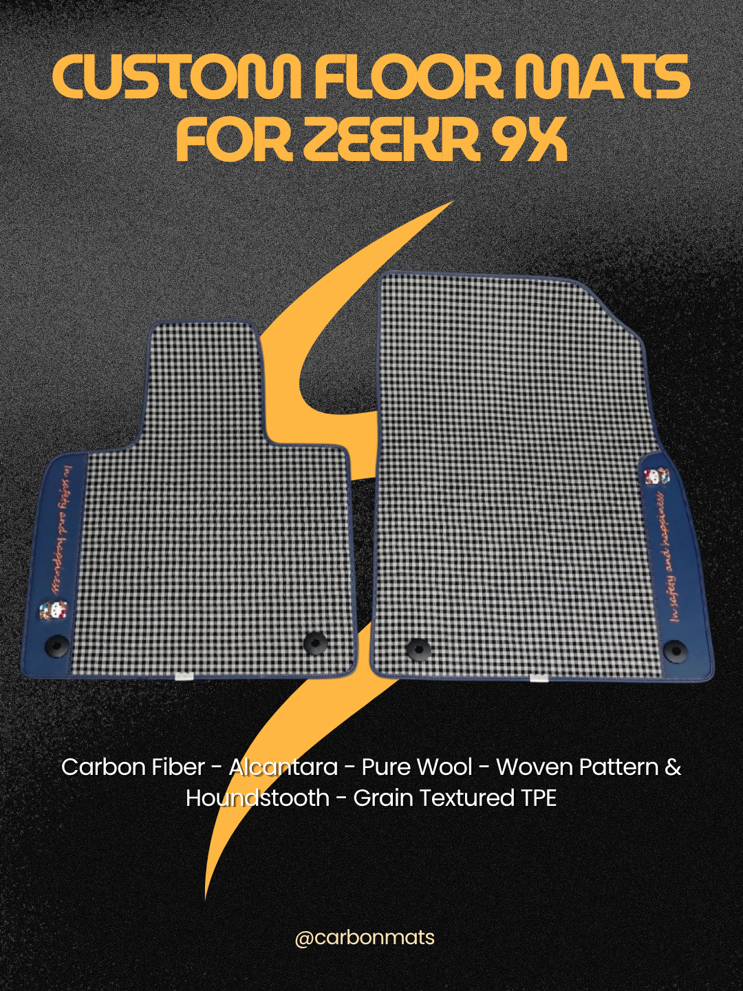 Custom Floor Mats for Zeekr 9X